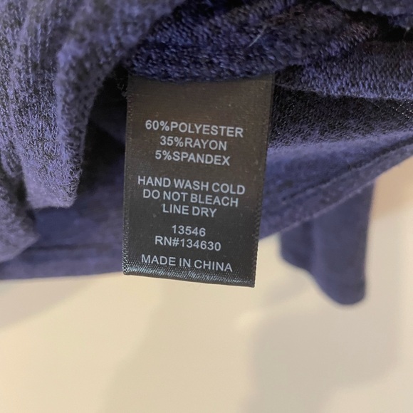 Sunday in Brooklyn Deep Indigo Knit Top - Picture 3 of 4